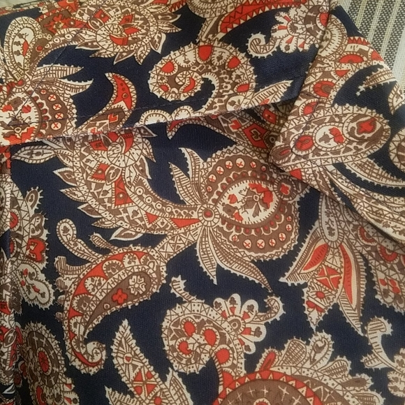 Act lll paisley top cuff long sleeve - Picture 4 of 6